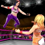 bad girls wrestling game android application logo